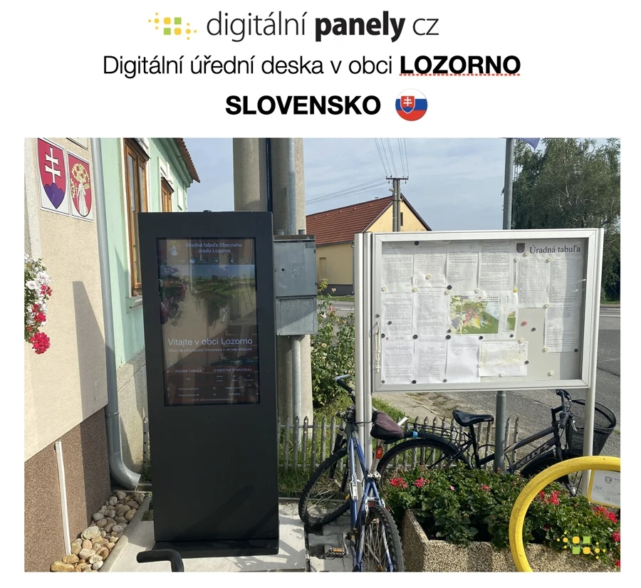 Nová digitální deska pro Obec Lozorno na Slovensku